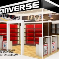 Thiết kế cửa hàng giày Converse - Đan Phượng